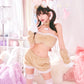 コスプレ きつね アニマル もこもこセクシーキツネガール レディース フリーサイズ ブラウン【クリアストーン】♡