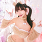 コスプレ きつね アニマル もこもこセクシーキツネガール レディース フリーサイズ ブラウン【クリアストーン】♡