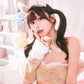 コスプレ きつね アニマル もこもこセクシーキツネガール レディース フリーサイズ ブラウン【クリアストーン】♡