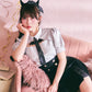 [New] 《JamsCollection着用》 コスプレ ハロウィン 悪魔 プレッピーシック デビル レディース フリーサイズ ブラック【クリアストーン】♡