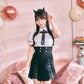 [New] 《JamsCollection着用》 コスプレ ハロウィン 悪魔 プレッピーシック デビル レディース フリーサイズ ブラック【クリアストーン】♡