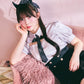 [New] 《JamsCollection着用》 コスプレ ハロウィン 悪魔 プレッピーシック デビル レディース フリーサイズ ブラック【クリアストーン】♡