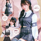 [New] 《JamsCollection着用》 コスプレ ハロウィン 看護師 プレッピーシック ナース レディース フリーサイズ グレー【クリアストーン】♡