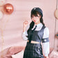 [New] 《JamsCollection着用》 コスプレ ハロウィン 看護師 プレッピーシック ナース レディース フリーサイズ グレー【クリアストーン】♡