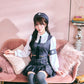 [New] 《JamsCollection着用》 コスプレ ハロウィン 看護師 プレッピーシック ナース レディース フリーサイズ グレー【クリアストーン】♡