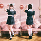 [New] 《JamsCollection着用》 コスプレ ハロウィン アニマル プレッピーシック キティ レディース フリーサイズ ブラック【クリアストーン】♡