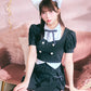 [New] 《JamsCollection着用》 コスプレ ハロウィン アニマル プレッピーシック キティ レディース フリーサイズ ブラック【クリアストーン】♡