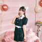 [New] 《JamsCollection着用》 コスプレ ハロウィン アニマル プレッピーシック キティ レディース フリーサイズ ブラック【クリアストーン】♡