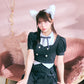 [New] 《JamsCollection着用》 コスプレ ハロウィン アニマル プレッピーシック キティ レディース フリーサイズ ブラック【クリアストーン】♡