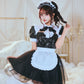 [New] コスプレ ハロウィン モノティーク ドットチュールメイド レディース フリーサイズ ブラック【クリアストーン】♡