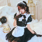 [New] コスプレ ハロウィン モノティーク ドットチュールメイド レディース フリーサイズ ブラック【クリアストーン】♡