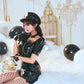 [New] コスプレ ハロウィン モノティーク セパレートポリス レディース フリーサイズ ブラック【クリアストーン】♡