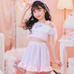 [New] コスプレ こども ハロウィン ミルキーデビル キッズ 120/140cm パープル 【クリアストーン】