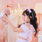 [New] コスプレ こども ハロウィン ミルキーデビル キッズ 120/140cm パープル 【クリアストーン】