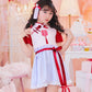 [New] コスプレ こども ハロウィン ミルキーチャイナ キッズ 120/140cm レッド 【クリアストーン】