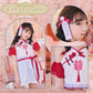 [New] コスプレ こども ハロウィン ミルキーチャイナ キッズ 120/140cm レッド 【クリアストーン】