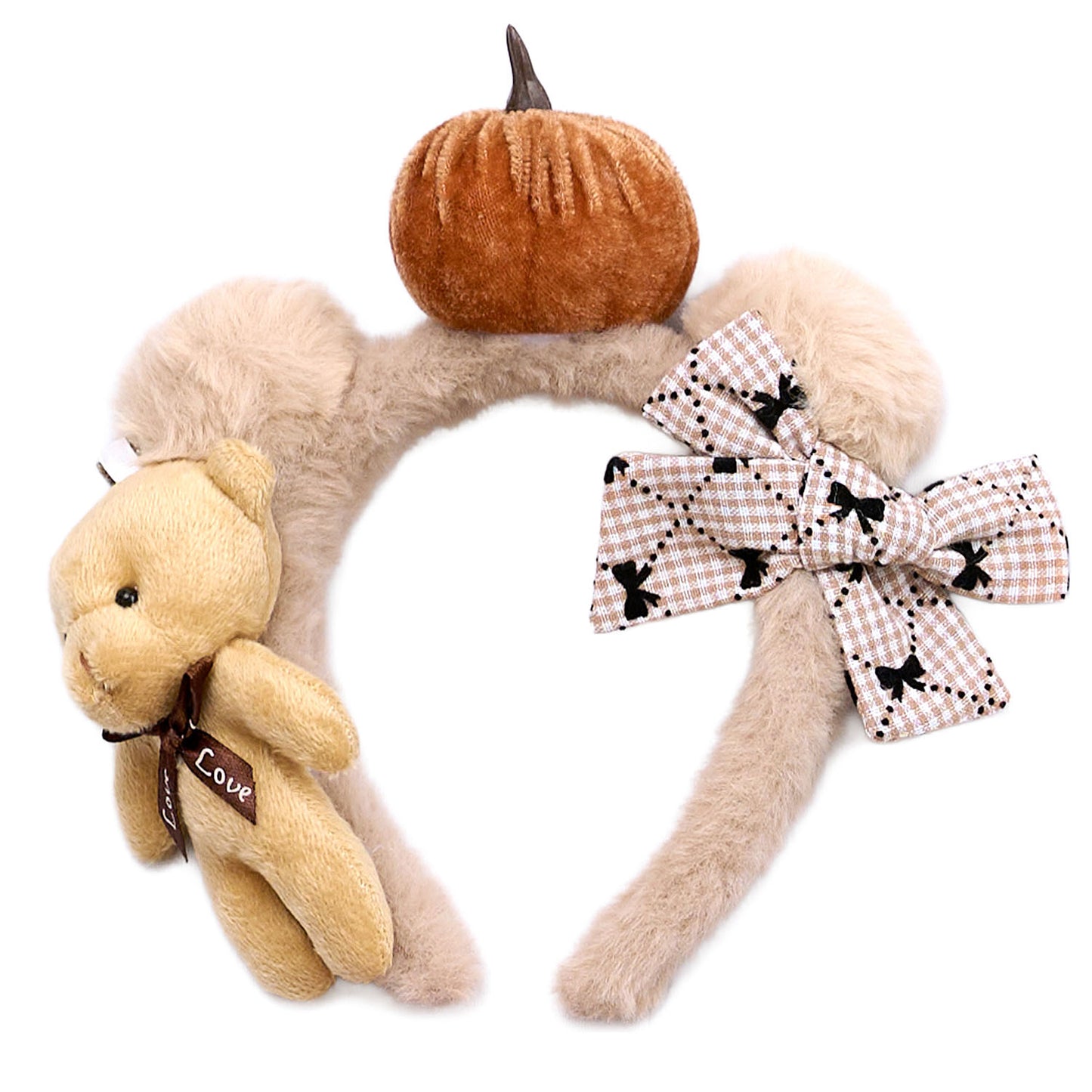 [New] コスプレ小物 ハロウィン アニマル デコカチューシャ レディース フリーサイズ ブラック/パープル/ブラウン/ピンク【クリアストーン】