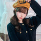 [New] コスプレ小物 帽子 ハロウィン かぼちゃ パンプキンベレー帽 ユニセックス フリーサイズ オレンジ 【クリアストーン】