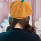 [New] コスプレ小物 帽子 ハロウィン かぼちゃ パンプキンベレー帽 ユニセックス フリーサイズ オレンジ 【クリアストーン】
