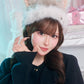 [New] コスプレ小物 帽子 ハロウィン おおかみ スタッズウルフキャップ ユニセックス フリーサイズ グレー 【クリアストーン】