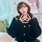[New] コスプレ小物 帽子 ハロウィン おおかみ スタッズウルフキャップ ユニセックス フリーサイズ グレー 【クリアストーン】