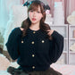 [New] コスプレ小物 帽子 ハロウィン 悪魔 千鳥格子デビルベレー帽 ユニセックス フリーサイズ ブラック 【クリアストーン】