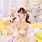 [New] コスプレ メロリック レモンドロップ レディース フリーサイズ イエロー【クリアストーン】♡