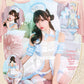 【予約/6月23日発送予定】[New] コスプレ ベビードール poppy doll ネグリジェナース レディース フリーサイズ ブルー【クリアストーン】♡