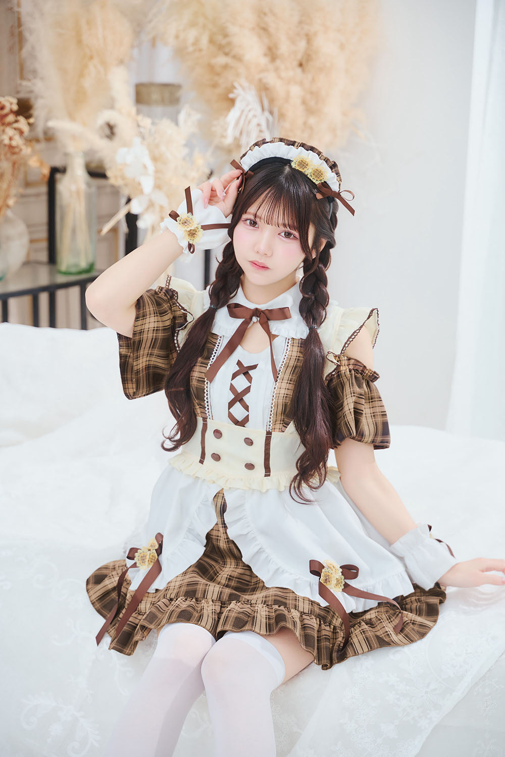 週末セールRosyMonster マシュマロフリルドット キルティングトップス New] 《JamsCollection着用》コスプレ リリパレ ひまわりメイド