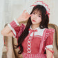 [New] 《JamsCollection着用》コスプレ リリパレ メロウハートメイド レディース フリーサイズ レッド【クリアストーン】♡