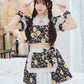 [New] 《JamsCollection着用》コスプレ リリパレ ムーンリットメイド レディース フリーサイズ ブラック【クリアストーン】♡