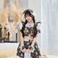 [New] 《JamsCollection着用》コスプレ リリパレ ムーンリットメイド レディース フリーサイズ ブラック【クリアストーン】♡