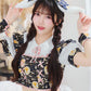 [New] 《JamsCollection着用》コスプレ リリパレ ムーンリットメイド レディース フリーサイズ ブラック【クリアストーン】♡