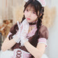 [New] 《JamsCollection着用》コスプレ リリパレ ロマンスナースメイド レディース フリーサイズ ピンク/ブルー【クリアストーン】♡