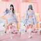 【予約/6月23日発送予定】[New] コスプレ 夏の風物詩 スモーキーゴースト レディース フリーサイズ グレー【クリアストーン】♡