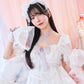 【予約/6月23日発送予定】[New] コスプレ 夏の風物詩 リュバンゴースト レディース フリーサイズ ホワイト【クリアストーン】♡