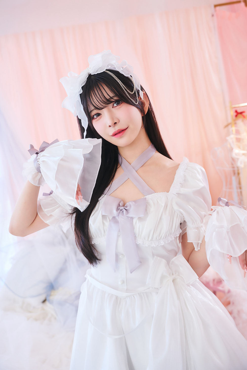 【予約/6月23日発送予定】[New] コスプレ 夏の風物詩 リュバンゴースト レディース フリーサイズ ホワイト【クリアストーン】♡