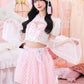 【予約/6月23日発送予定】[New] コスプレ 夏の風物詩 風鈴小町 レディース フリーサイズ ホワイト【クリアストーン】♡