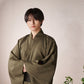 [New] コスプレ 和装 セレクト着物 着物 ユニセックス フリーサイズ 鼠茶/紺/炭黒 【クリアストーン】