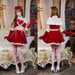 [New] コスプレ クリスマス ルミパピエ プレゼントハートサンタ レディース フリーサイズ レッド 【クリアストーン