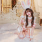 [New] コスプレ クリスマス ルミパピエ シャルムリボンバニー レディース フリーサイズ ピンク 【クリアストーン】♡