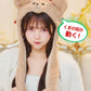 [NEW] コスプレ小物 クリスマス 帽子 くま パタパタハット クリスマスベア ユニセックス ブラウン  【クリアストーン】