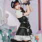 [New] コスプレ ルミパピエ アイドルポリス レディース フリーサイズ ブラック 【クリアストーン】♡