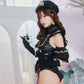 [New] コスプレ ルミパピエ フェティッシュポリス レディース フリーサイズ ブラック 【クリアストーン】♡
