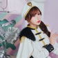 [New] コスプレ ルミパピエ ロイヤルポリス レディース フリーサイズ ホワイト 【クリアストーン】♡