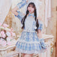 《JamsCollection着用》 コスプレ ねこ リリパレ ペリュシュキャット レディース フリーサイズ ピンク/ブルー  【クリアストーン】♡