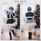 《JamsCollection着用》 コスプレ サンタ クリスマス リリパレ アイドルチェックサンタ レディース フリーサイズ レッド/ブラック 【クリアストーン】