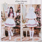 《JamsCollection着用》 コスプレ うさぎ クリスマス リリパレ スノーラビット レディース フリーサイズ ピンク/ブルー/ホワイト/レッド 【クリアストーン】♡