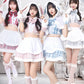 《JamsCollection着用》 コスプレ うさぎ クリスマス リリパレ スノーラビット レディース フリーサイズ ピンク/ブルー/ホワイト/レッド 【クリアストーン】♡