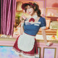 [New] コスプレ ダイナー ドライブインレトロダイナー レディース フリーサイズ ブルー【クリアストーン】♡